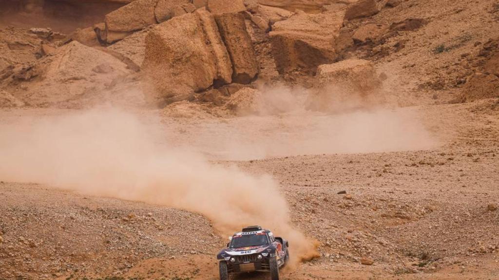 Carlos Sainz en la etapa 5 del Rally Dakar 2021