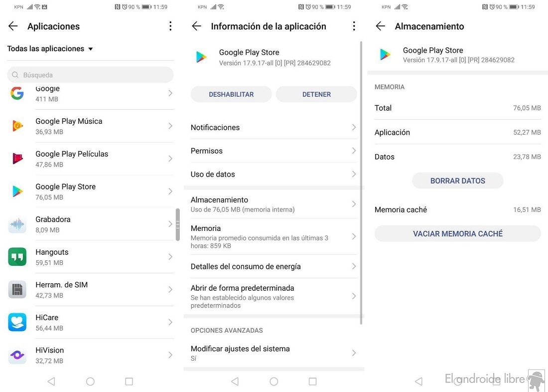 Android: qué hacer si no puedes descargar apps en Google Play Store, DATA