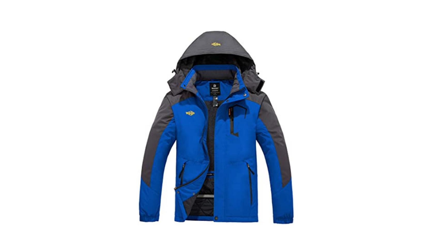 Abrigos de invierno para mujer, chaquetas de montaña impermeables para  esquí, nieve, forro de felpa, abrigos con cremallera completa