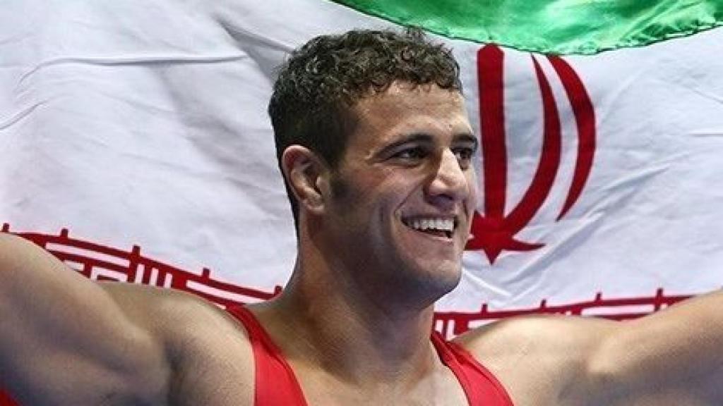 Mehdi Ali Hoesseini en una competición