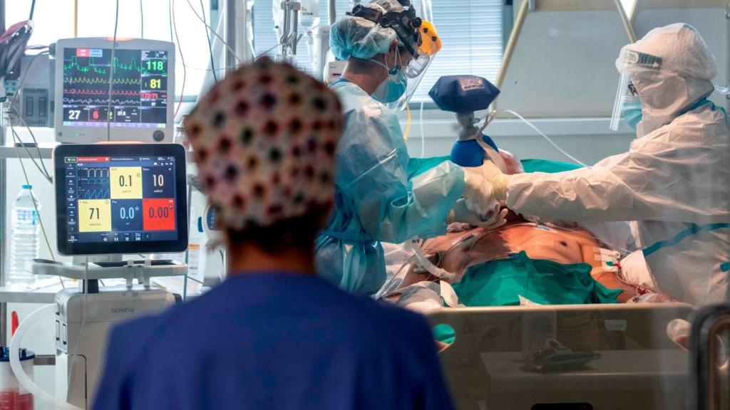 La UCI de un hospital de España.