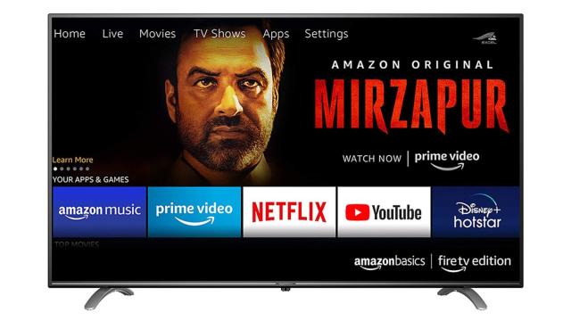 Televisor Amazon Basics.