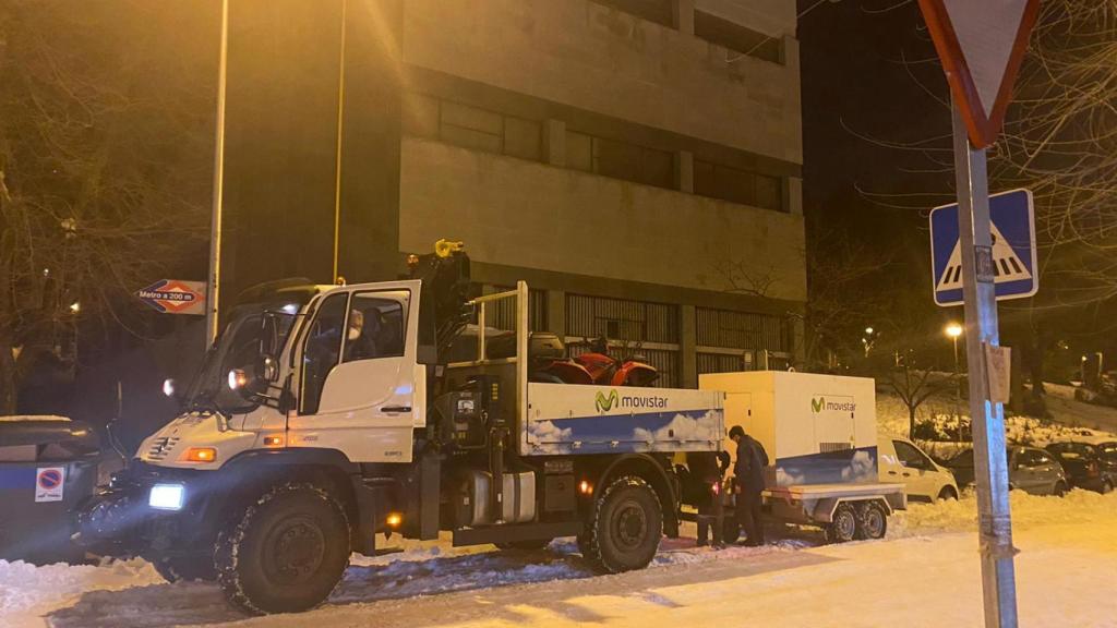 Movistar soluciona la avería eléctrica que desconectó su red en varias zonas de Madrid