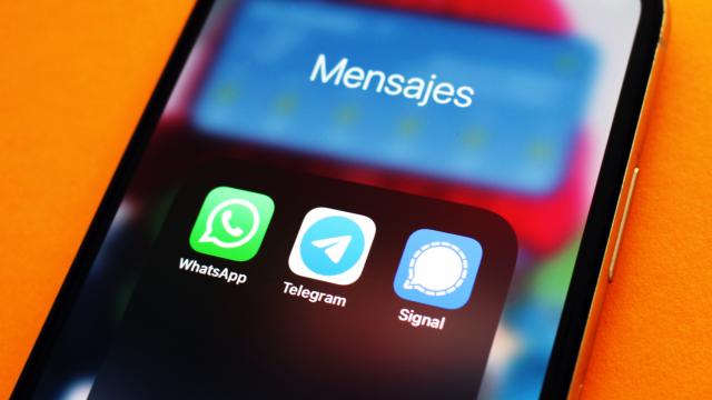 WhatsApp, Telegram y Signal