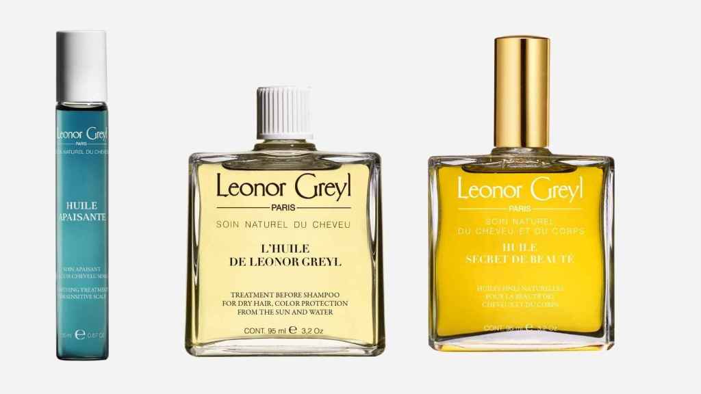 Los productos oleosos de Leonor Greyl dejan una textura suave y luminosa.