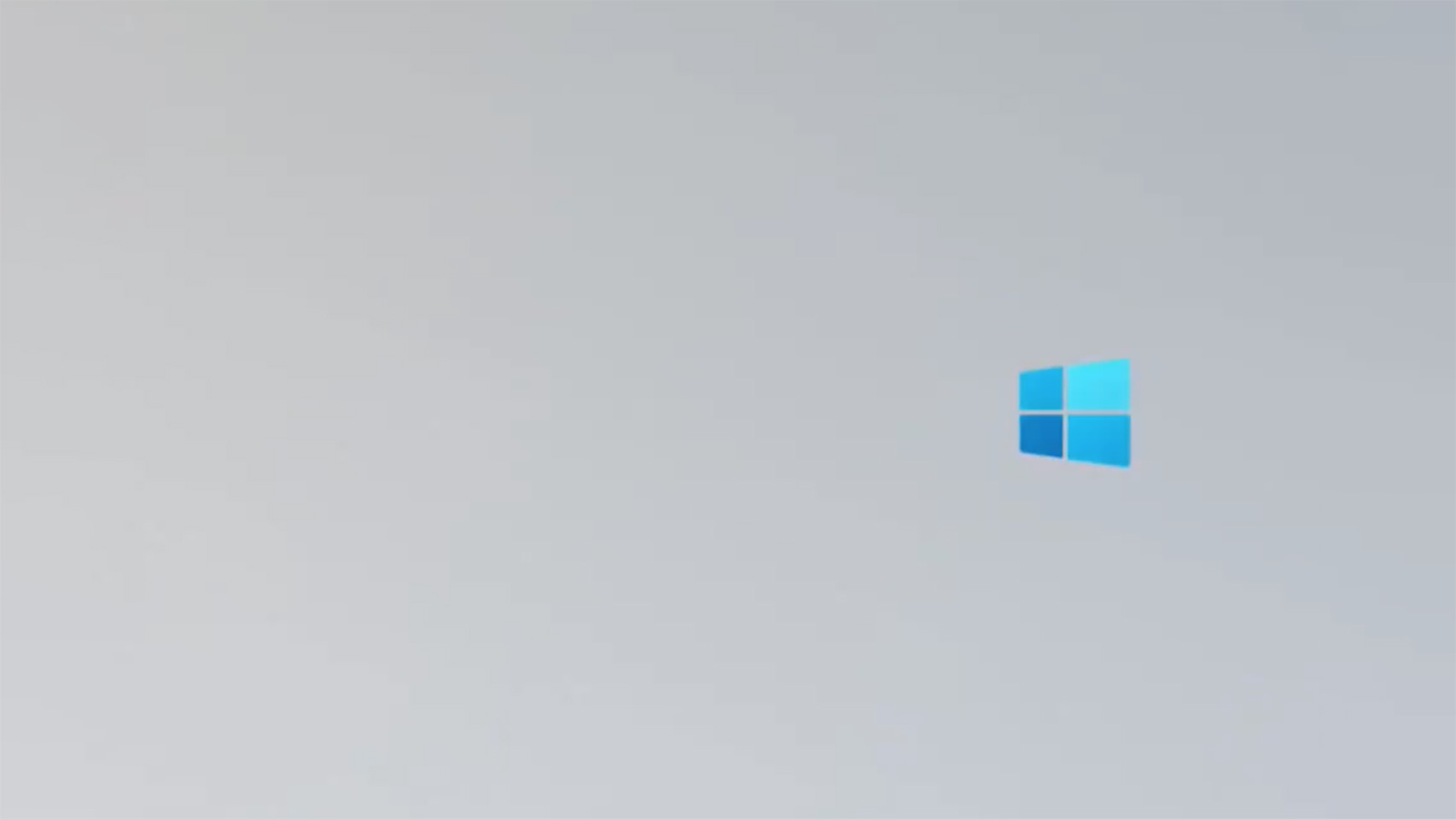 Menú de arranque de Windows 10X.