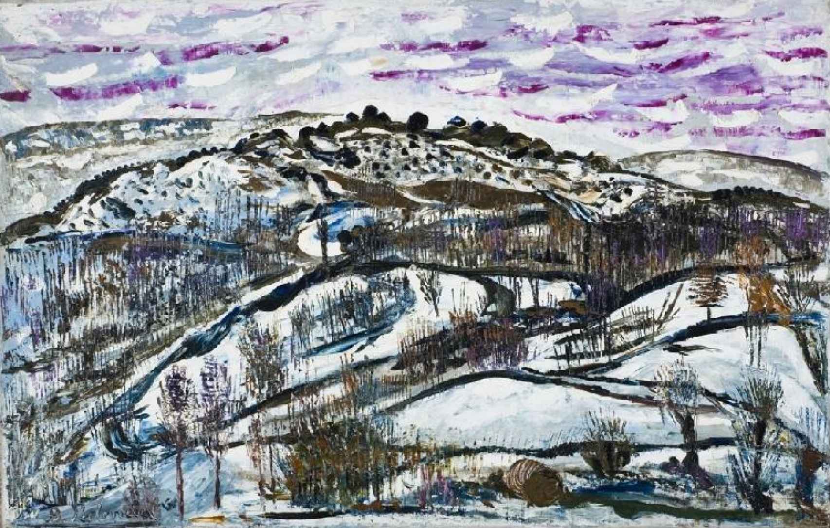 'Campo con nieve' (1960)
