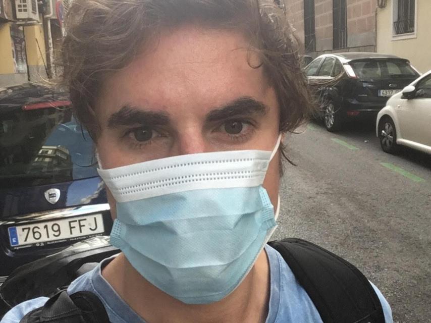 Jaime, saliendo de Madrid.