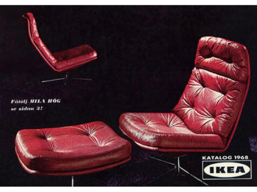Un catálogo de Ikea de 1968, cuando la playa estaba debajo de los adoquines.