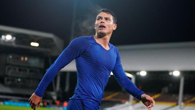 Thiago Silva, en un partido del Chelsea