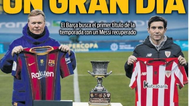 La portada del diario SPORT