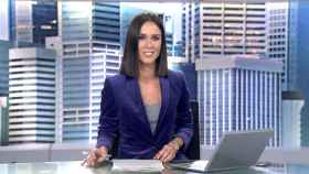Alba Lago en 'Informativos Telecinco'.
