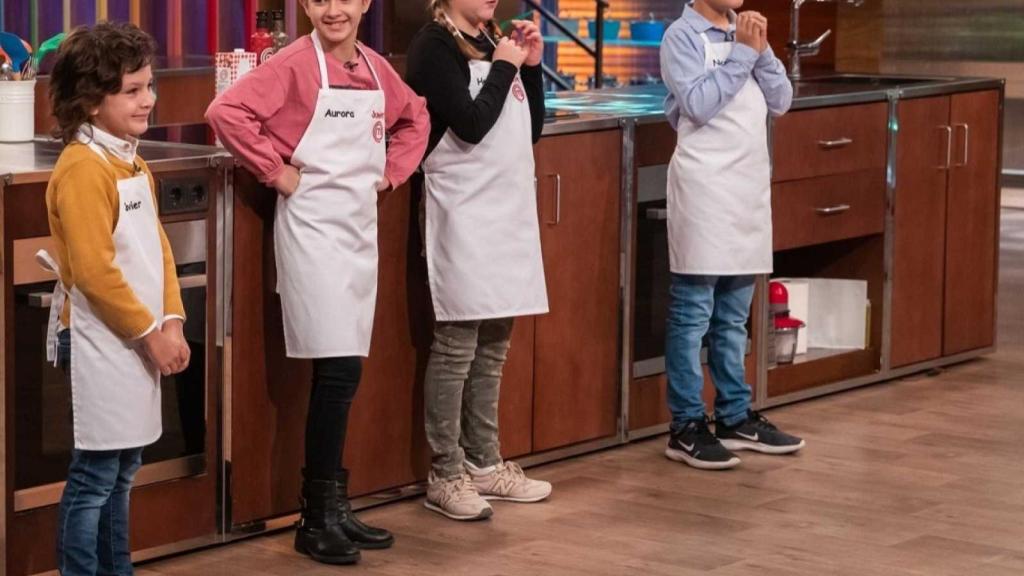 Javier, Aurora, Henar y Nico, finalistas de 'MasterChef Junior 8'.