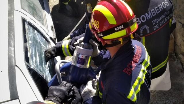 Imagen de archivo de los bomberos de la Diputación de Palencia.