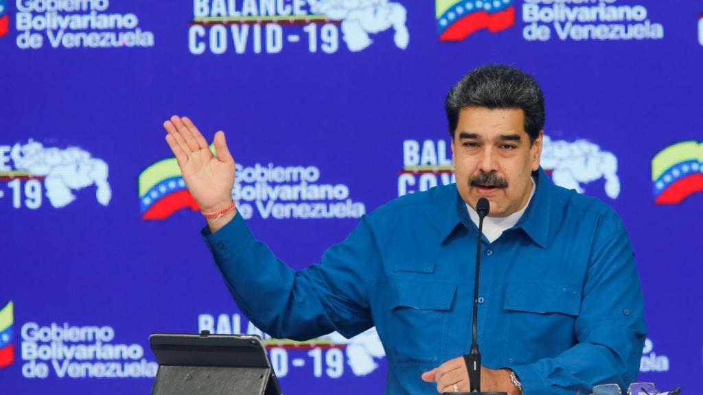 Nicolás Maduro en una comparecencia de balance sobre la Covid-19 en Venezuela.