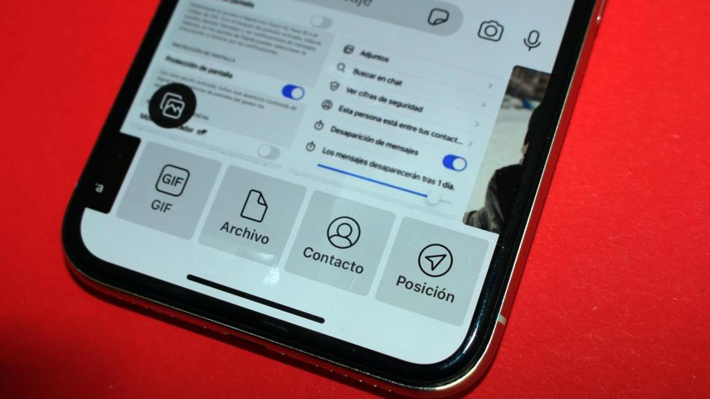 Signal ofrece la opción de compartir una gran variedad de archivos.