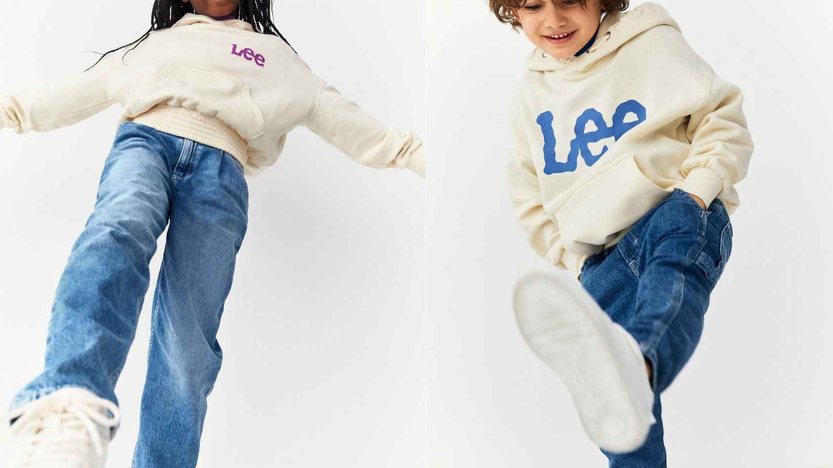 La colección para niños de Lee x H&M está inspirada en el estilo de los 80’s y 90’s.