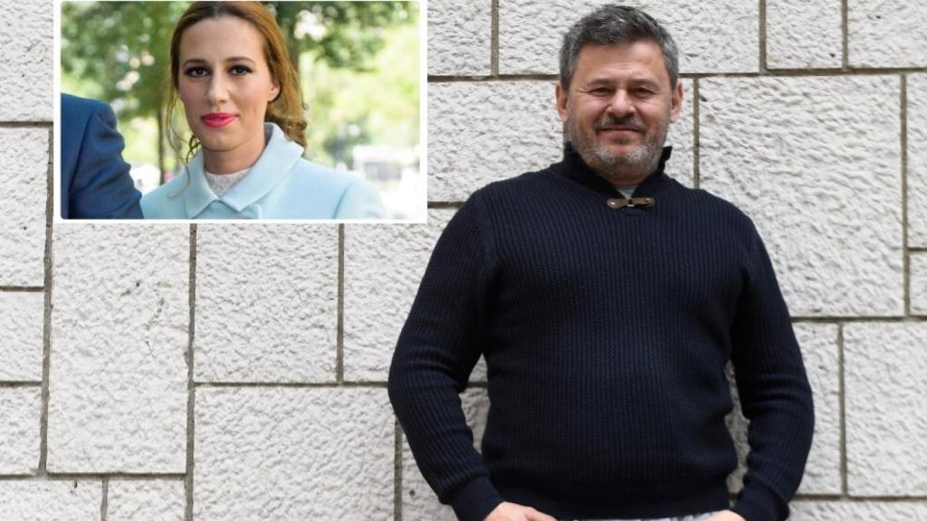Miki Nadal y su exmujer Carola Escámez en montaje de JALEOS.