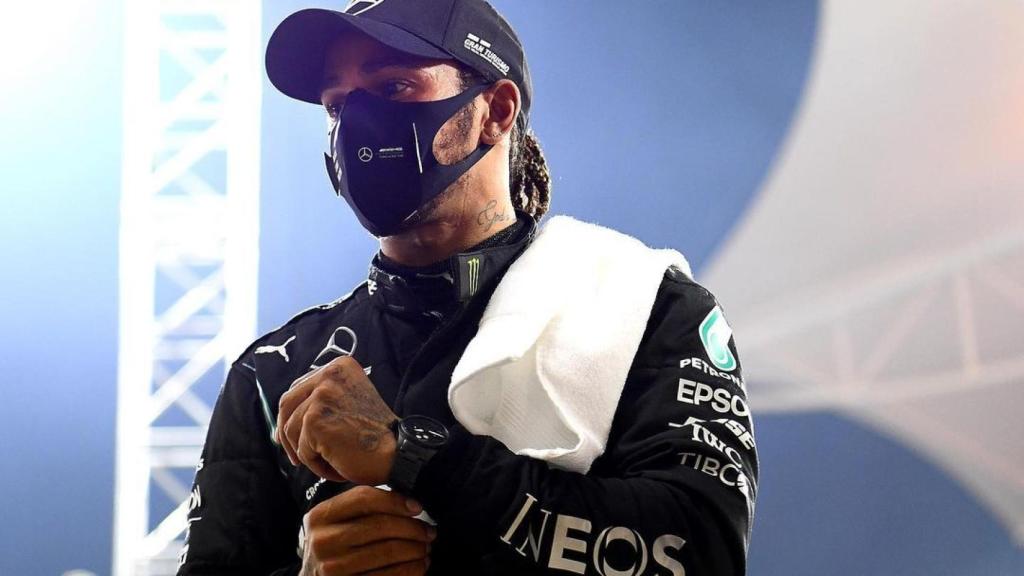 Hamilton en el GP de Bahrein de Fórmula 1