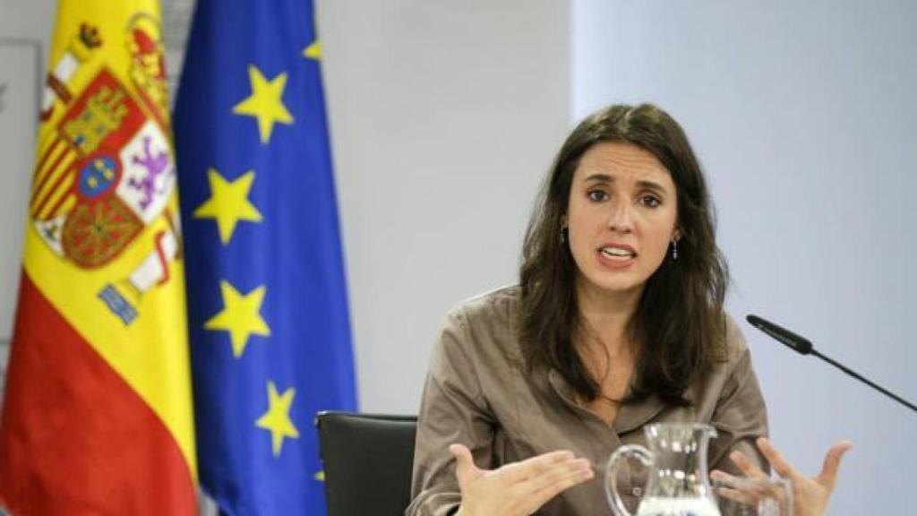 La ministra de Igualdad, Irene Montero.