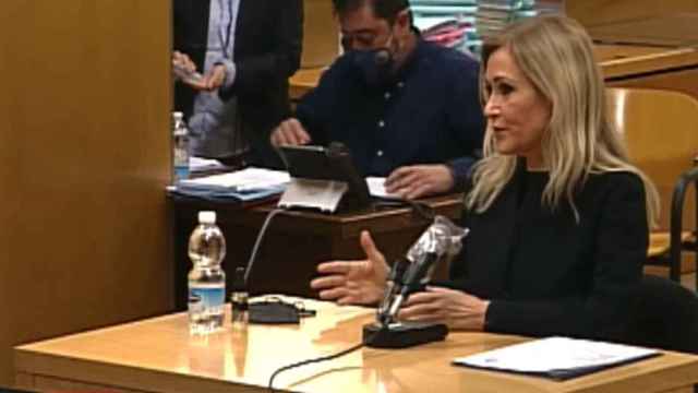 Cristina Cifuentes declara en la Audiencia Provincial de Madrid.