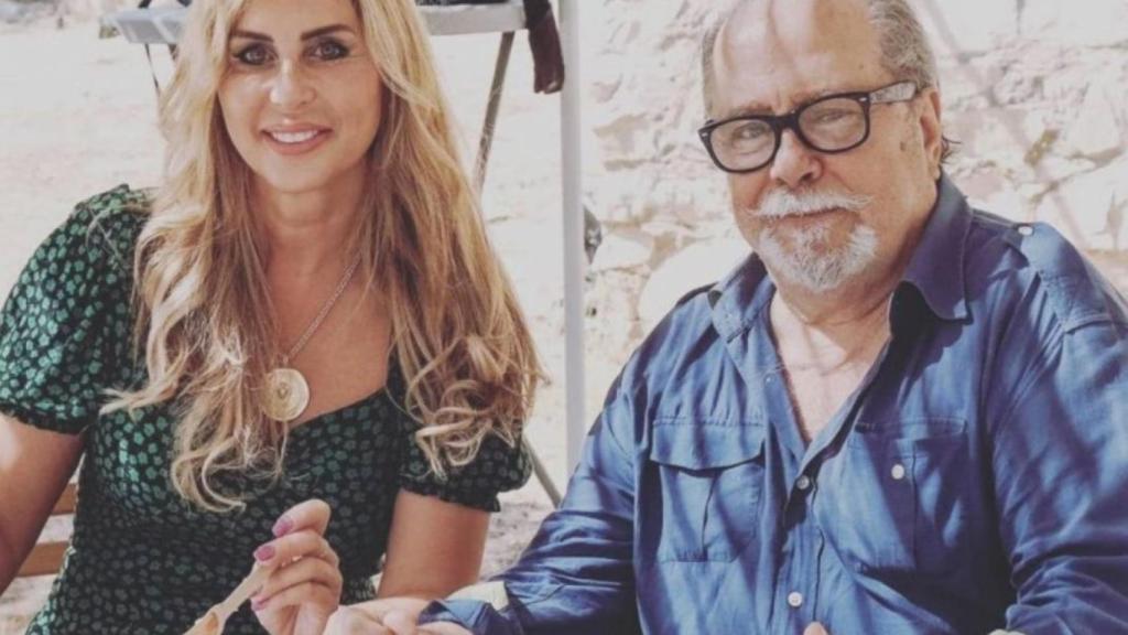 Paco Arévalo y Malena Gracia compartiendo un almuerzo en una imagen de sus redes sociales.