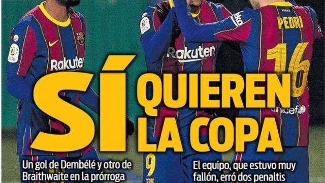 Portada Sport (22/01/21)