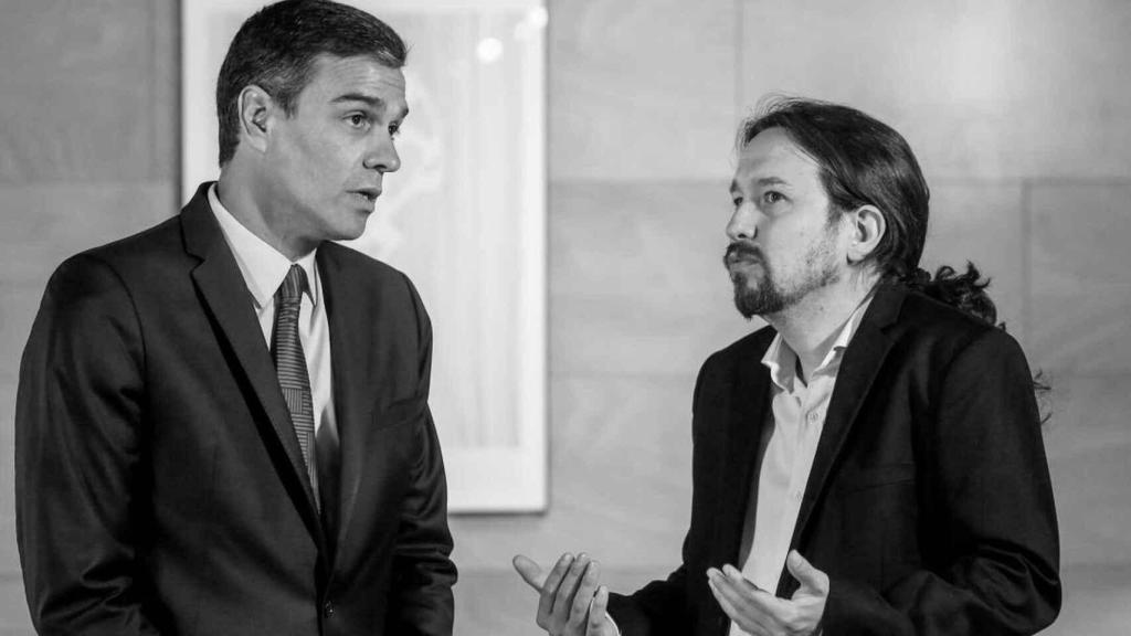 El presidente Pedro Sánchez y el vicepresidente Pablo Iglesias.