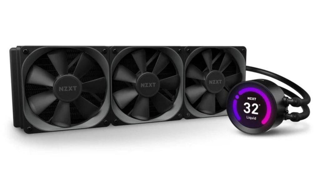 Marcas como NZXT ofrecen pantallas en su refrigeración líquida