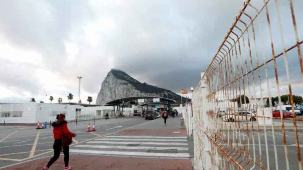 La valla de Gibraltar en una imagen de archivo.