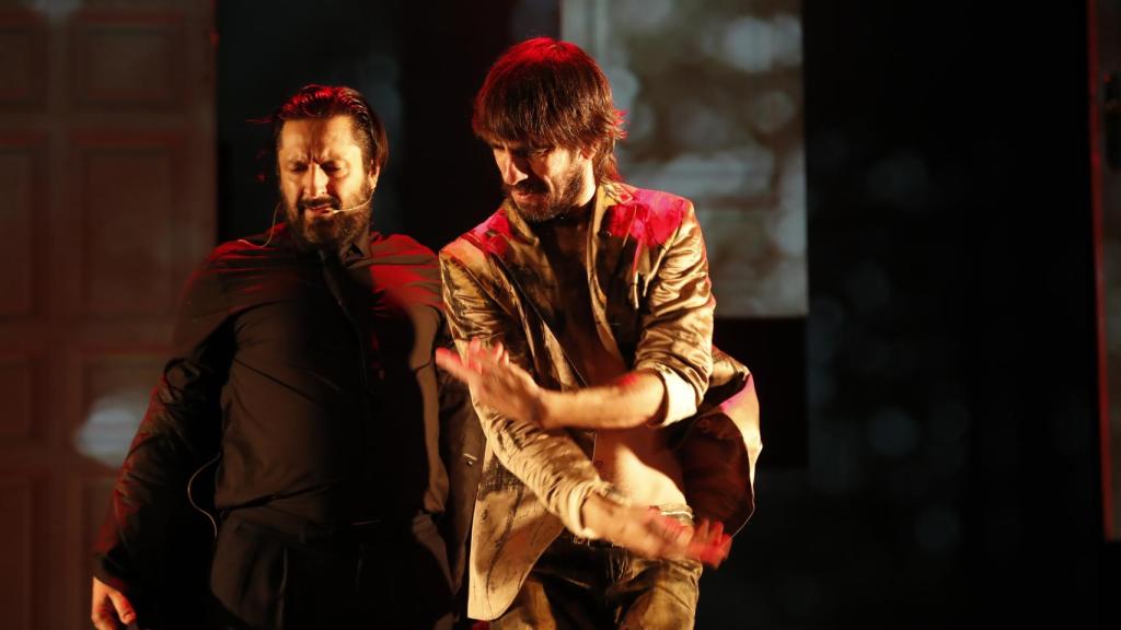 Daniel Navarro y Rafael Amargo en la presentación de 'Yerma' el pasado mes de diciembre en Madrid.