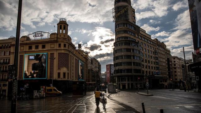 La Gran Vía de Madrid.