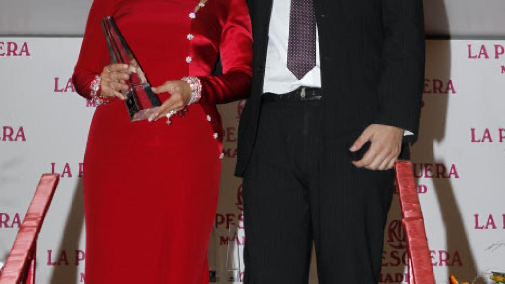 Alejandro de Miguel junto a Marina Danko en una imagen de 2014.