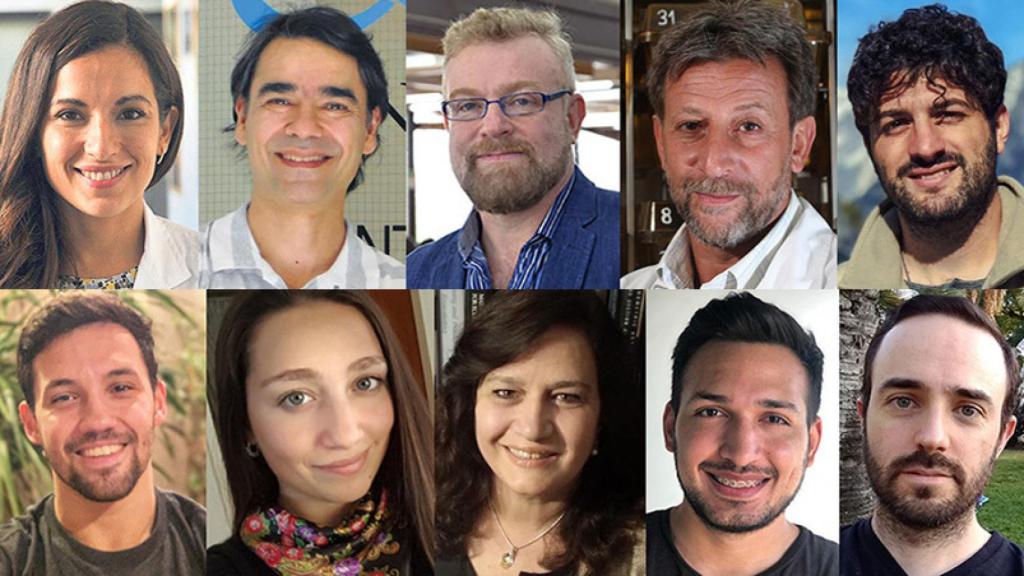 Los autores del estudio: Romina Girotti, Elmer Fernández, Gabriel Rabinovich, Hugo Lujan, Yamil Mahmoud, Joaquín Merlo, Florencia Veigas, Mónica Balzarini, Matías Miranda y Darío Rocha.