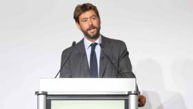 Andrea Agnelli, durante un acto de la Asociación Europea de Clubes (ECA)