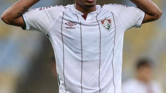 Marcos Paulo con la camiseta del Flamengo