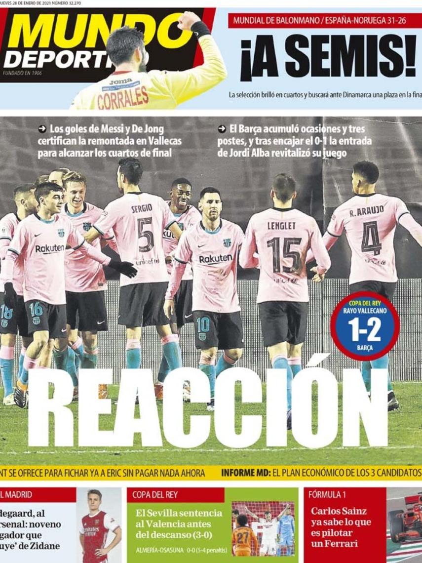 Portada Mundo Deportivo