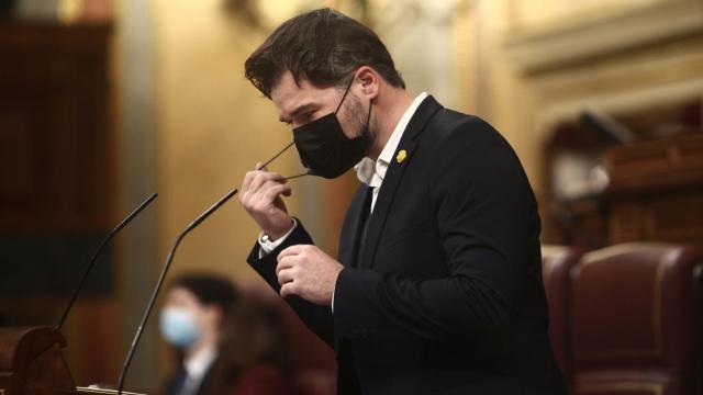 Gabriel Rufián, portavoz de ERC en el Congreso de los Diputados.