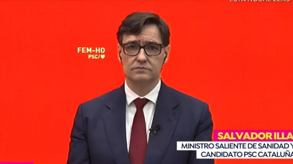 Salvador Illa en entrevista.