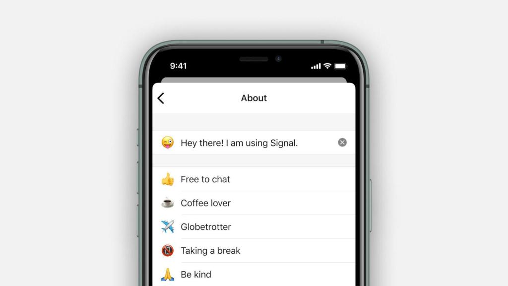 Nuevos estados de Signal