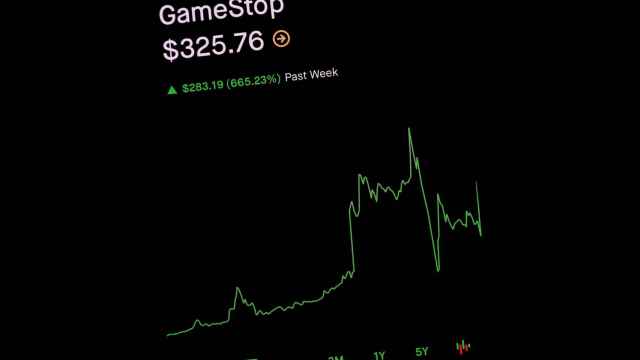 Trading information for GameStop is displayed on the Robinhood App