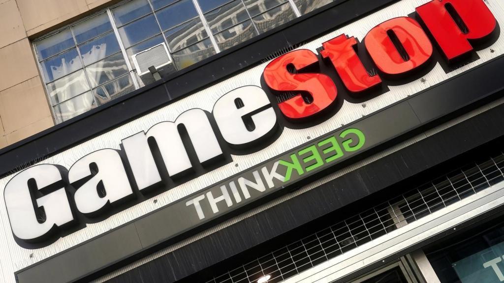 Una tienda de GameStop en Nueva York.