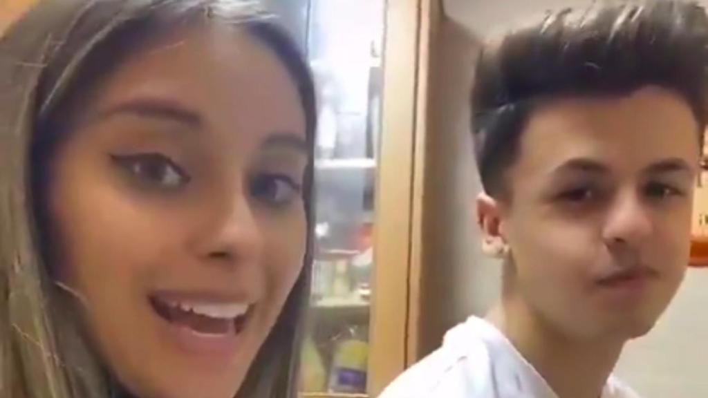 Captura del vídeo de los jóvenes que se ha hecho viral.
