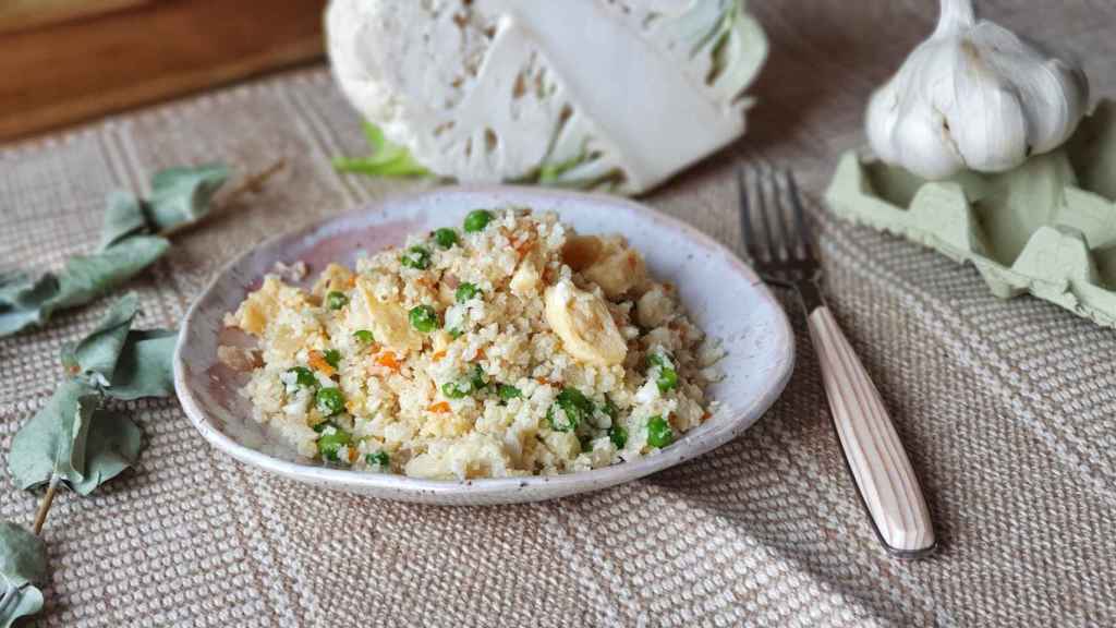 Colirroz, receta de arroz de coliflor saludable que te ayuda a adelgazar