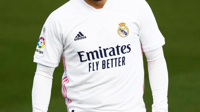 Eden Hazard, durante el Real Madrid - Levante