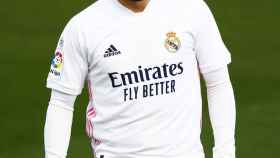 Eden Hazard, durante el Real Madrid - Levante