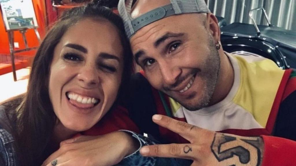 Anabel junto a su primo Kiko en una imagen de redes sociales.