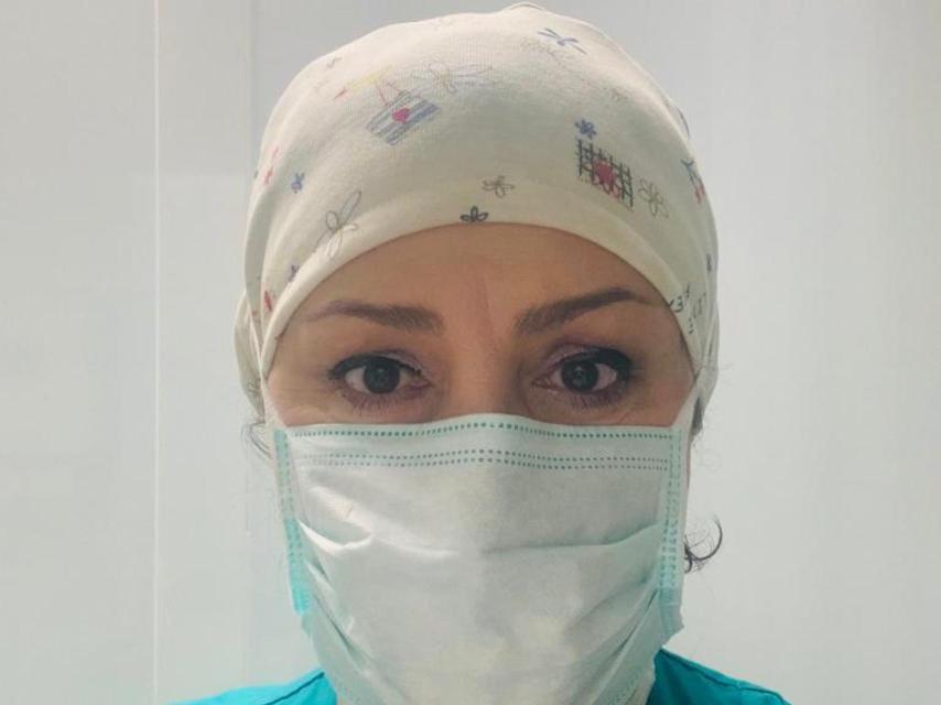 La doctora Gómez Grande ha llorado por todo lo vivido dentro de la UCI.