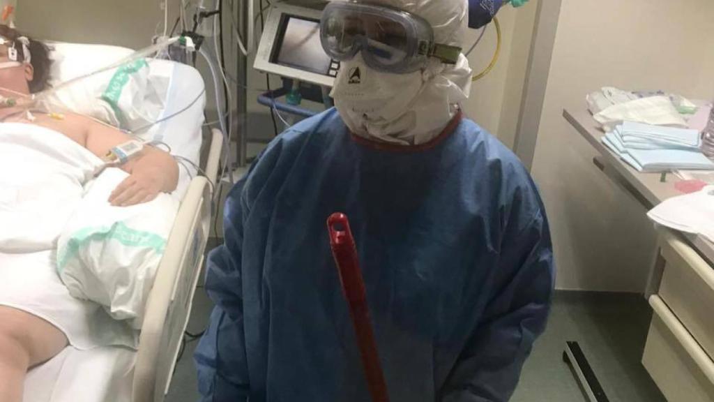 Primera paciente con Covid-19 en el Hospital de Ciudad Real.