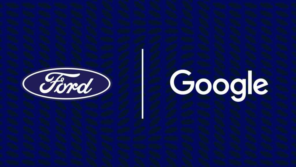 Logotipos de Ford y Google, ahora en alianza